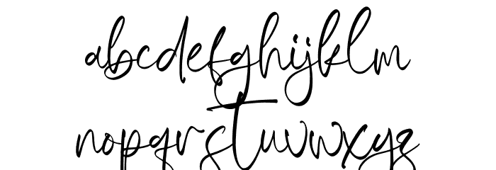 Rotherdam Font LOWERCASE