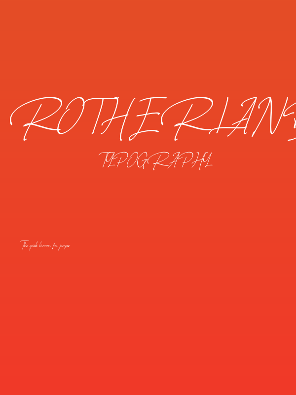 Rotherland Poster