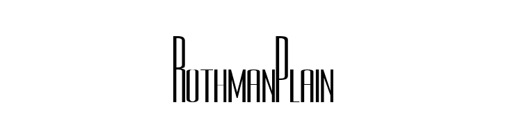 Rothman Plain  les polices de caractères gratuit tlcharger