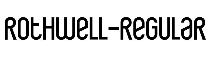 Rothwell-Regular  Frei Schriftart Herunterladen