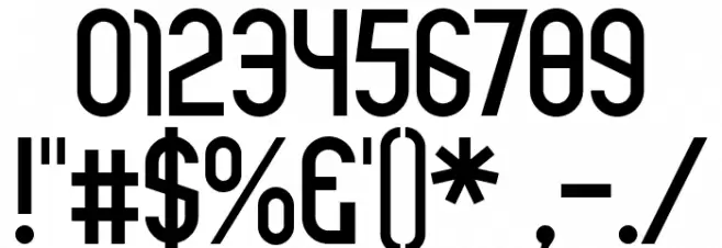 Rothwell-Regular Font OTHER CHARS