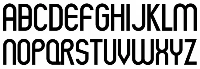 Rothwell-Regular Schriftart Groß