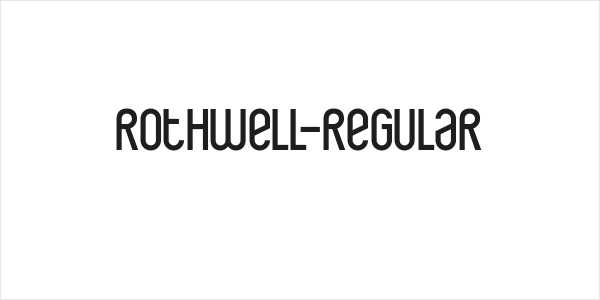Rothwell-Regular Logo