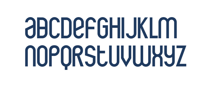 Rothwell-Regular Lowercase