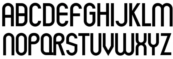 Rothwell-Regular Fonte MAIÚSCULAS