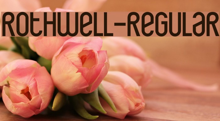 Rothwell-Regular フォント examples