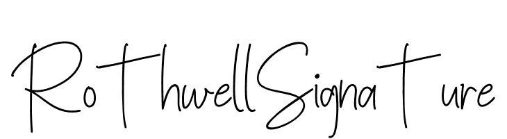Rothwell Signature  नि: शुल्क फ़ॉन्ट्स डाउनलोड