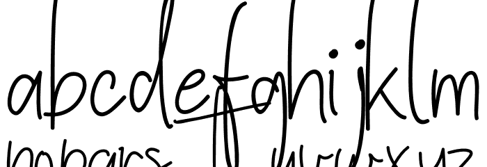 Rothwell Signature Font LOWERCASE