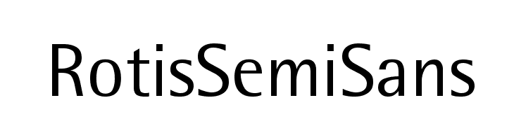 RotisSemiSans Font