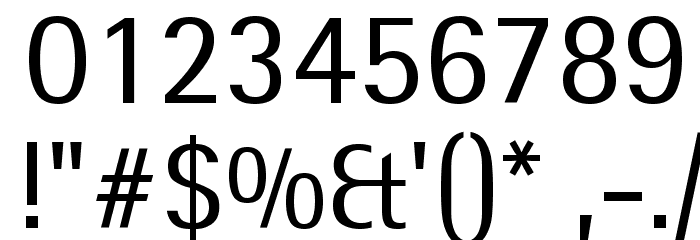RotisSemiSans Font OTHER CHARS