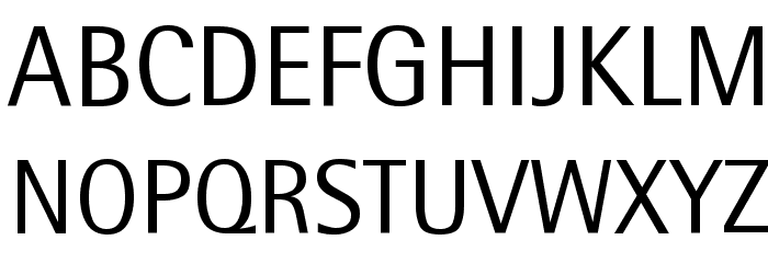 RotisSemiSans Font UPPERCASE