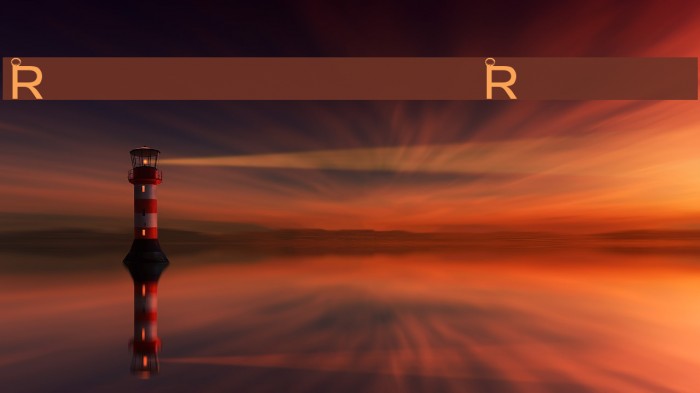 Rotlichtlampe-Regular Font examples