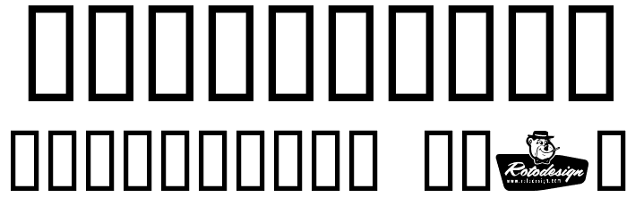Rotodesign Dingbats Шрифта ДРУГИЕ символов