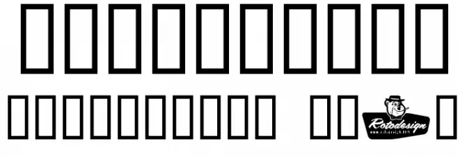 Rotodesign Dingbats Font Alte caractere