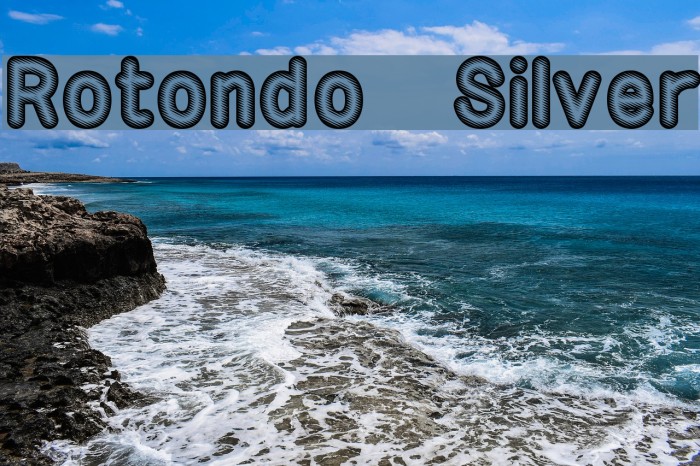 Rotondo Silver Font examples