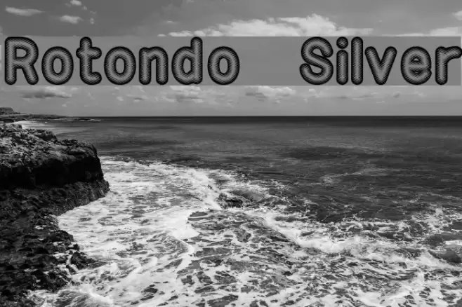 Rotondo   Silver Font examples
