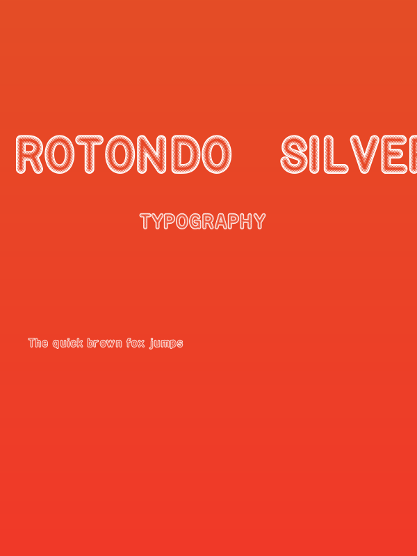 Rotondo   Silver Poster