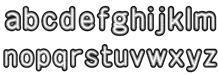 Rotondo Silver Font LOWERCASE