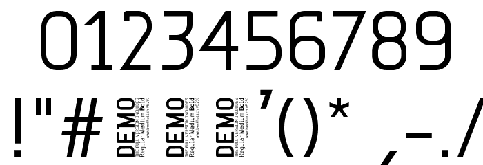 Rotor-Demo Font OTHER CHARS