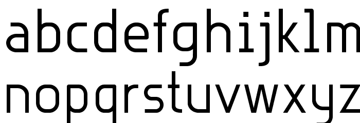 Rotor-Demo Font LOWERCASE