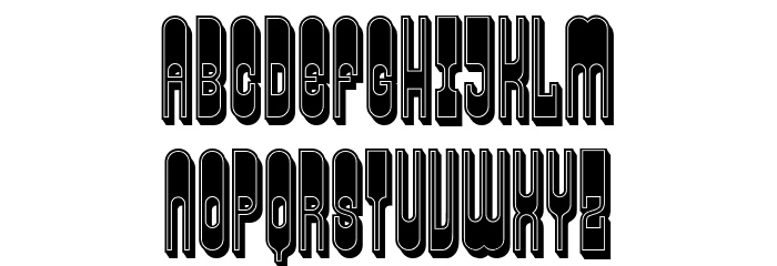 Rotor Regular Font LOWERCASE