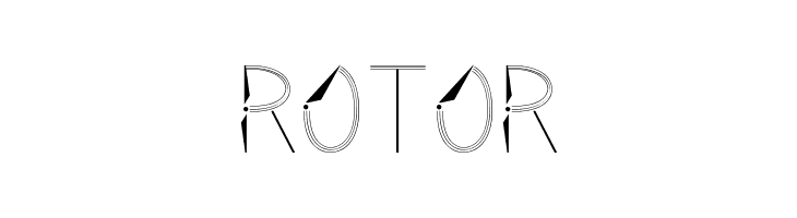 Rotor Font