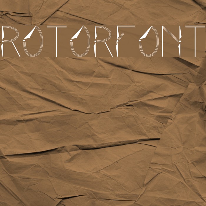 Rotor Font examples