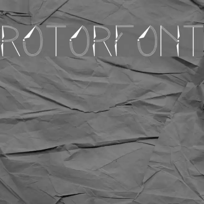 Rotor Font examples