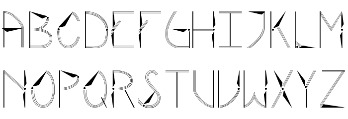 Rotor Font LOWERCASE