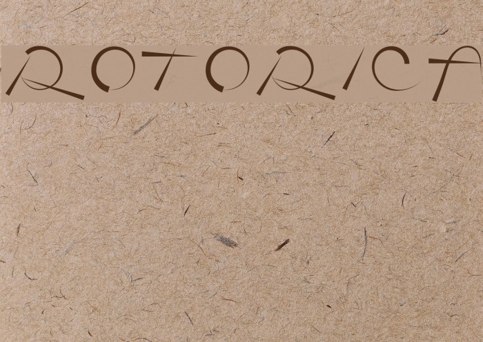 Rotorica Font examples