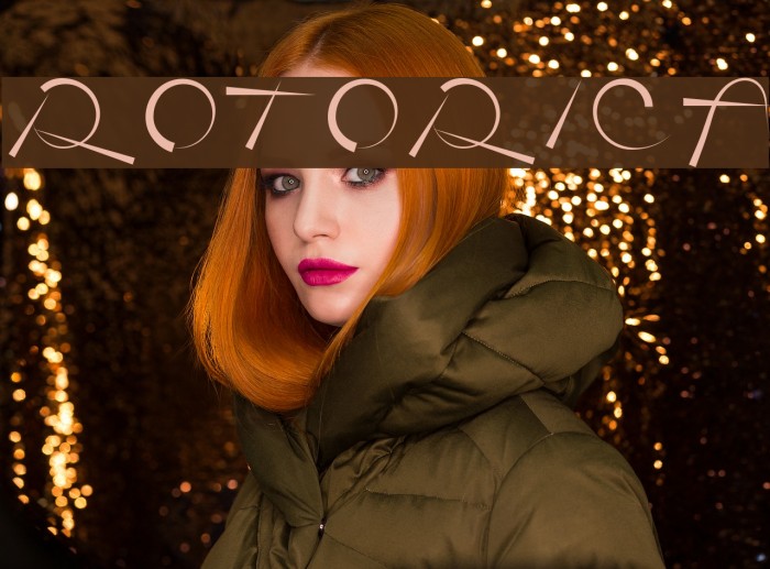 Rotorica Font examples
