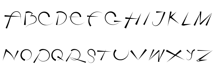 Rotorica Font LOWERCASE