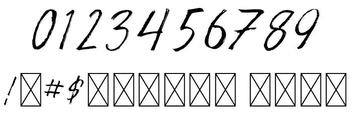 RotoveRegular Font OTHER CHARS