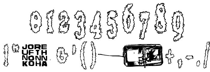 Rottapuisto Schriftart Anderer Schreiben