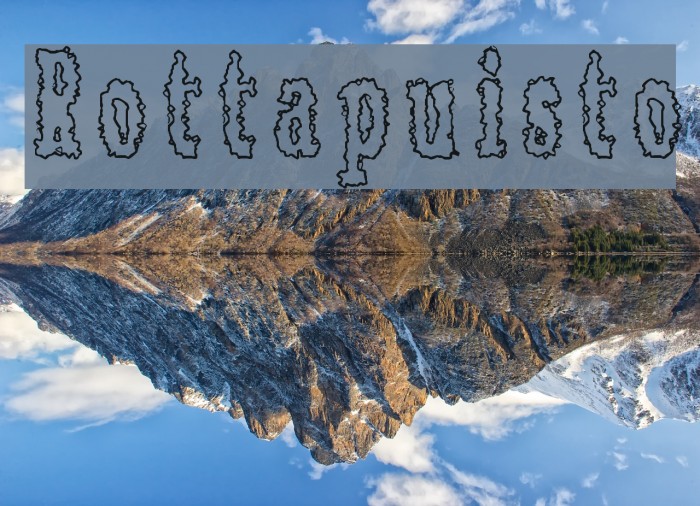Rottapuisto Schriftart examples