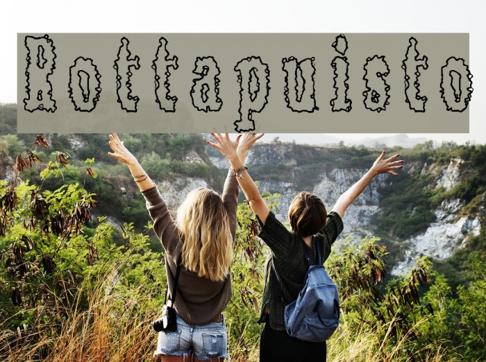 Rottapuisto Schriftart examples