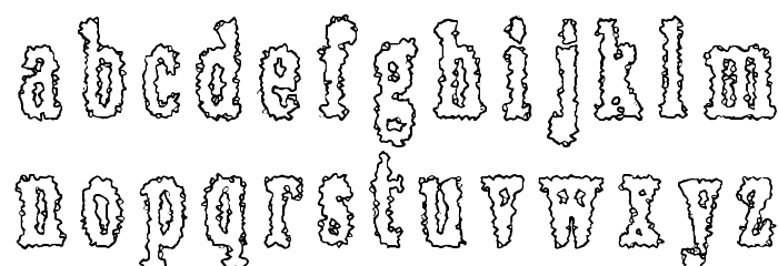 Rottapuisto Schriftart Kleinbuchstaben