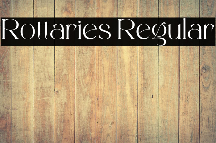 Rottaries Regular Example 1