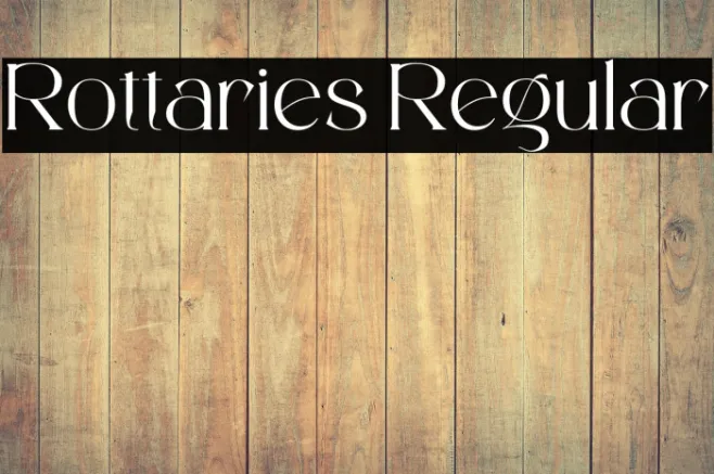 Rottaries Regular Example 1
