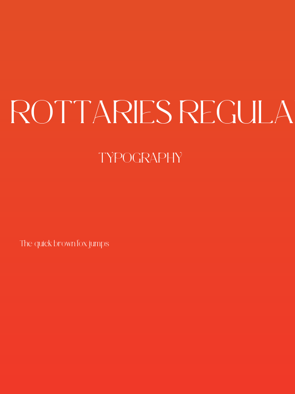 Rottaries Regular Poster
