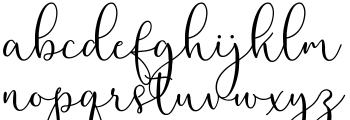 RottarityFeminine フォント 小文字