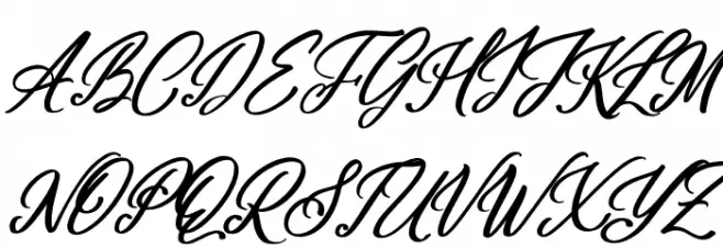 Rottasicity Italic Polices MAJUSCULES
