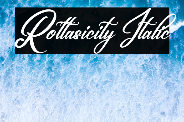 Rottasicity Italic Example 2