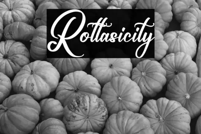 Rottasicity Font examples
