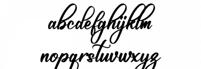 Rottasicity Font LOWERCASE