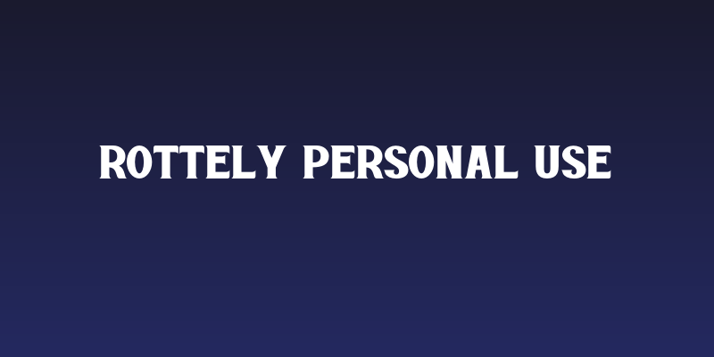 Rottely Personal Use Social Header