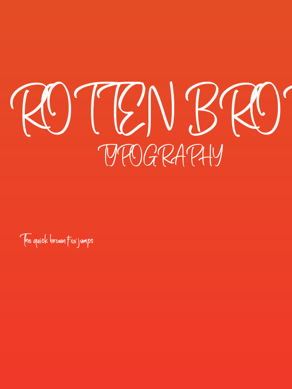 Rotten Brothers Poster