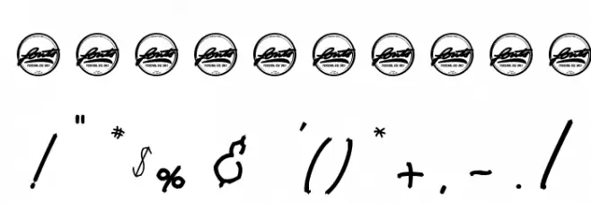 Rotten Pumkin_PersonalUseOnly Font OTHER CHARS