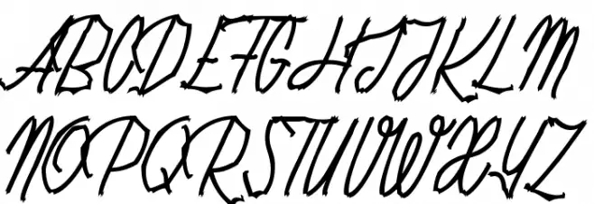 Rotten Pumkin_PersonalUseOnly 字体 大写