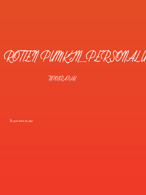 Rotten Pumkin_PersonalUseOnly Poster